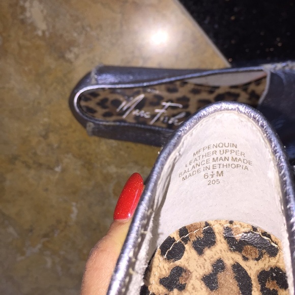 Marc Fisher Soft silver/pewter cushion flat loafer - Picture 7 of 8